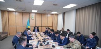 В Туркестанской области прошло заседание штаба по общественно-политической ситуации