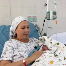 В Туркестанской области в день референдума родилась двойня