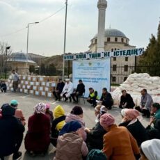 В Толебийском районе 200 семей получили продуктовые корзины