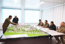 В Туркестане строят военный городок Национальной гвардии