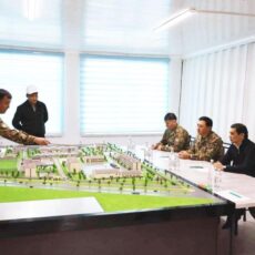 В Туркестане строят военный городок Национальной гвардии