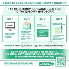 Работники смогут сами корректировать данные о трудовом стаже на портале Enbek