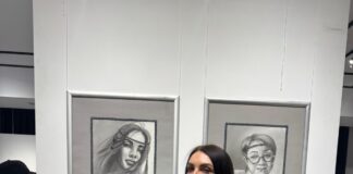 Ожившие картины в библиотечной экспозиции