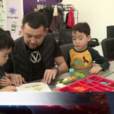 Шымкентские семьи соревновались в сборке роботов