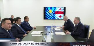 Посол Грузии прибыл с рабочим визитом в Туркестанскую область