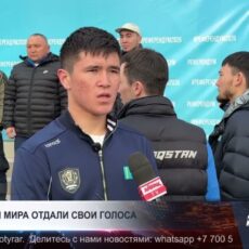 Боксеры проголосовали в Туркестанской области