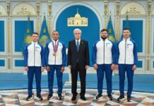 Орден «Парасат» получили тренеры казахстанских паралимпийцев