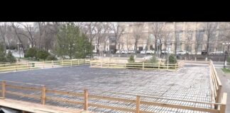 Открытые катки в Шымкенте закрывают сезон