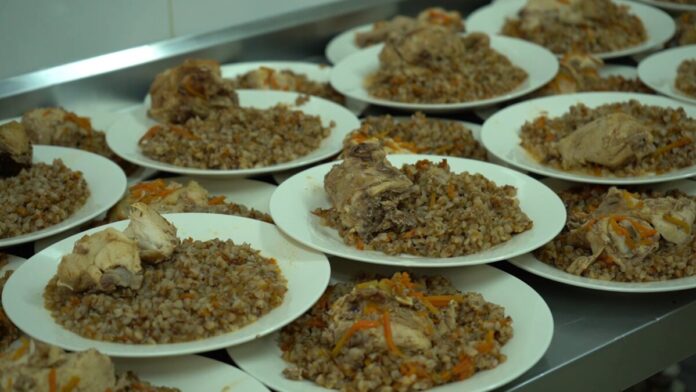 школьная столовая