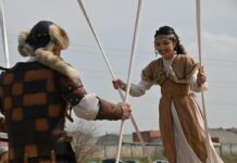 Военнослужащие Шымкента отметили Наурыз