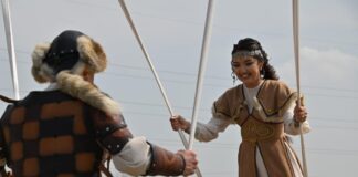 Военнослужащие Шымкента отметили Наурыз