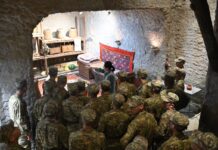 Военнослужащие познакомились с историей Шымкента в комплексе «Шымкала»