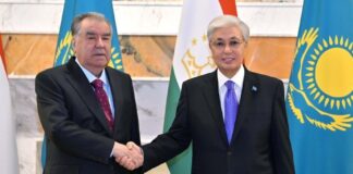 В Астане состоялась встреча лидеров Казахстана и Таджикистана