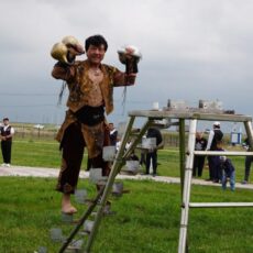 Турнир по қазақ күресі посвятили 155-летию Қажымұқана