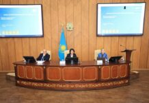 Судья Конституционного суда провела лекцию в Шымкенте