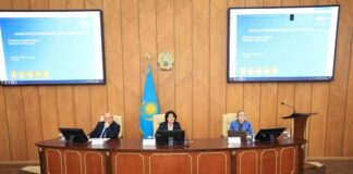 Судья Конституционного суда провела лекцию в Шымкенте