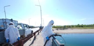 Вдоль реки Сырдарьи проводят дезинсекцию против мошки