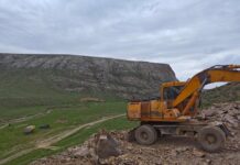 Незаконную добычу барита пресекли в Туркестанской области