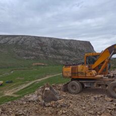 Незаконную добычу барита пресекли в Туркестанской области