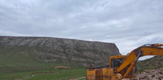 Незаконную добычу барита пресекли в Туркестанской области