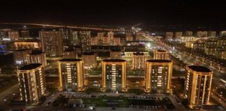 Современная подсветка меняет облик Туркестана