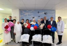 После 15 лет ожидания жительница Туркестана родила тройню