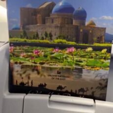 Туркестанскую область начнут рекламировать на бортах самолетов