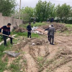 Шымкентцы вышли на общегородской субботник