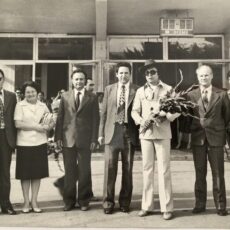 Встреча в КазХТИ с О. Сулейменовым