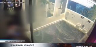 Мужчина повредил интерьер в новом общественном туалете в центре Шымкента