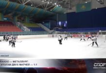 В Шымкенте прошел очередной тур чемпионата Казахстана по хоккею с шайбой среди юношеских команд