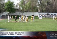 В Шымкенте проводится чемпионат Казахстана по футболу среди юношей