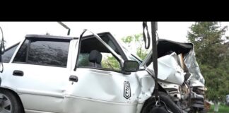 В Шымкенте показали реальные последствия дорожных аварий чтобы напомнить о важности соблюдения ПДД