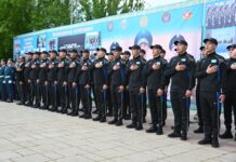 Новобранцы из Шымкента пополнили ряды госохраны