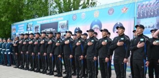 Новобранцы из Шымкента пополнили ряды госохраны