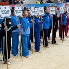 В Шымкенте начались соревнования по художественной гимнастике