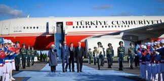 Касым-Жомарт Токаев встретил президента Турции Реджепа Тайипа Эрдогана