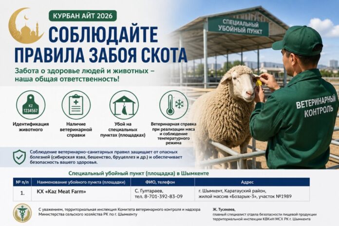 Правила забоя скота на Курбан Айт Правила забоя скота на Курбан Айт