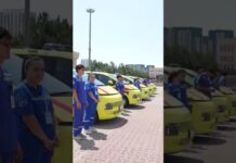 Служба скорой помощи Шымкента усилила автопарк 25 современными машинами
