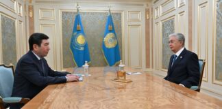 Глава государства принял председателя мажилиса Ерлана Кошанова