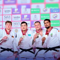 Шымкентские дзюдоисты завоевали медали на Grand Slam в Астане