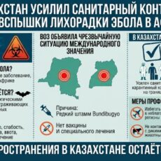 Казахстанцам рекомендовали отказаться от поездок в страны со вспышкой Эболы