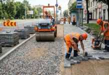 В Туранском районе продолжается масштабное благоустройство улиц