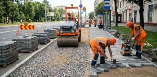 В Туранском районе продолжается масштабное благоустройство улиц