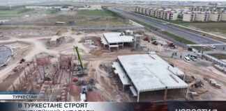 В Туркестане строится крупнейший аквапарк