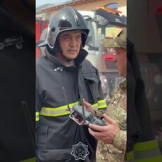 Два человека пострадали при крупном пожаре в Шымкенте