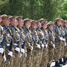 В Шымкенте 70 солдат приняли присягу