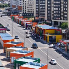 В Шымкенте создали современное пространство для цветочной торговли