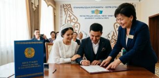 Более 140 пар из Шымкента выбрали дату 26.06.2026 для заключения брака
