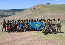 В Туркестанской области завершились сборы с военнообязанными
